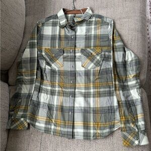 KUHL Tess flannel with Corduroy detail